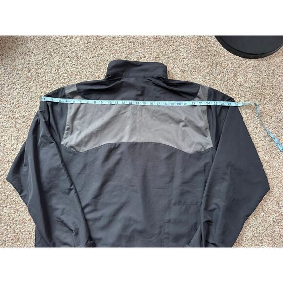 NIKE GOLF jacket size Men's XL; Black & Gray, Lightweight windbreaker - Picture 6 of 13